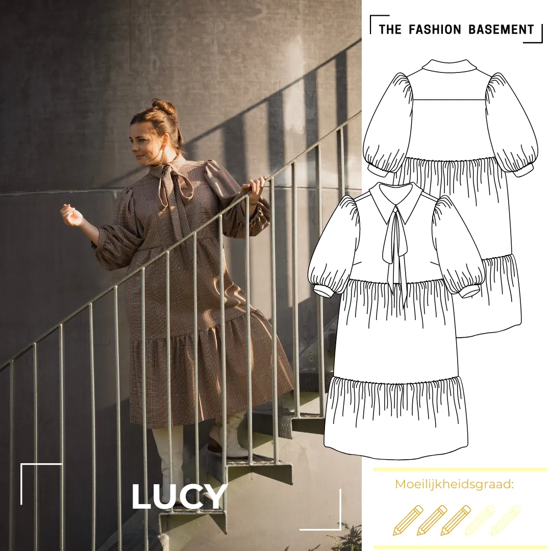 Modelpatroon jurk Lucy - The Fashion Basement